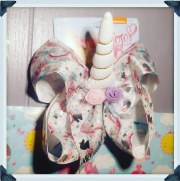 Jojo Siwa unicorn bow unicorn horn bow - Picture 4 of 4